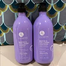 Luseta keratin shampoo and conditioner for color treated damaged & dry hair, keratin hair treatment for smoothing & nourishing, free of sulfates, paraben and gluten 2 x 16.9oz 2,110. Luseta Hair Luseta Biotin Collagen Shampoo Conditioner Poshmark