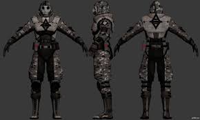 Tactician Militia Combat Expert Pack 3d Models Armor Concept Combat Ninja Art