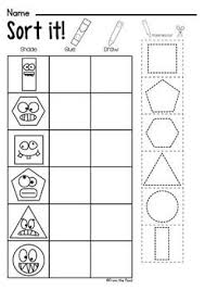 Shapes Worksheet Packet Busy Work For 2d Shapes Shapes Worksheets 2d Shapes Worksheets