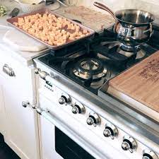 Hallman Industries 40 Range White With Chrome Sweet Home Kitchen Appliances Kitchen