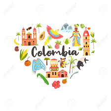 Todo sobre colombia vs perú, noticias en imagenes, fotos, videos, audios, infografias, interactivos y resumenes de colombia vs perú. Tourist Poster With Famous Destinations And Landmarks Of Colombia Royalty Free Cliparts Vectors And Stock Illustration Image 122921004