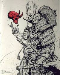 Onna Bugeisha Inks Illustration Drawing Sketch Dailyart Sketchbook Samurai Japanese Japan Onnabugeish Samurai Drawing Samurai Art Samurai Artwork