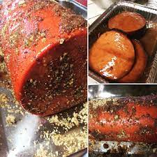 Hey Yall Smoked Bologna I Injected A Mix Of Garlicpepper Infused Olive Oil Into The Bologna And Let It Rest Fo Cooking Meat Sandwich Thins Stuffed Peppers