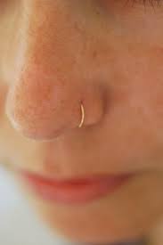 Extra Small 14k Gold Filled Nose Ring Hoop Earring 24 Gauge 7mm Inner With Images Gold Nose Hoop Nose Hoop Nose Jewelry