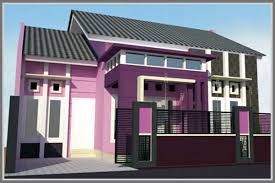 Pemilihan warna cat rumah yang tepat membuat rumah anda makin bagus, lalu warna apa yang bagus untuk rumah minimalis? Kesan Warna Ungu Untuk Desain Fasade Edupaint
