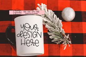 Download Christmas Coffee Mug Mock Up By Kristin Amanda Designs Svg Cut Files Thehungryjpeg Com