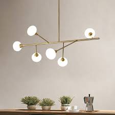 They are available in different shapes and sizes. Branch Living Room Chandelier Light Fixture Metal 6 Heads Modern Hanging Ceiling Lamp In Brass Beautifulhalo Com
