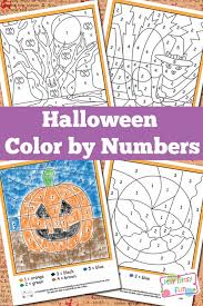 The set includes facts about parachutes, the statue of liberty, and more. Halloween Color By Numbers Worksheets Itsybitsyfun Com