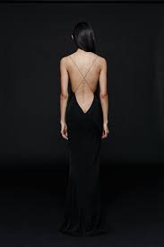 Long Plunge Dress Black Titania Inglis Plunge Dress Dresses Fashion