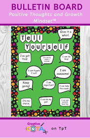 Positive Thought Bubbles For Posters Or Bulletin Board Elementary Special Education Activities Positive Quote Poster Thought Bubbles