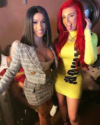 Check The Resume Tweed Matching Set Black White Cardi B Photos Fashion Party Outfit College