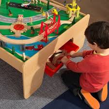 Kidkraft Waterfall Mountain Train Set And Table Target Train Set Table Kidkraft Train Table