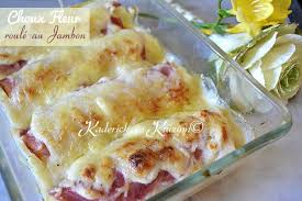 Recette Du Choux Fleur Roule Au Jambon Et Sauce Bechamel Gratin De Chou Fleur Jambon Recette Recette