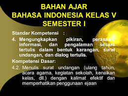 Desain karu ultah anak anak. Bahan Ajar Bahasa Indonesia Kelas V Semester I Ppt Download