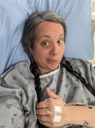 Final moments before forced menopause! Hysterectomy day. Now accepting good  intentions, thoughts, hope, prayers and all the magic you can muster. ❣️🫂  Wish me luck too!