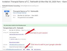 Then click copy joining info. Client Telehealth Guide Elevation Counseling