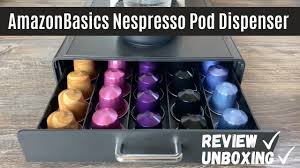 No possibility of using pods from other brands. Amazonbasics Nespresso Pod Storage Drawer Review Unboxing Is It Any Good As A Capsule Dispenser Youtube
