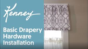 Free shipping on orders over $100 Kenney Basic Drapery Hardware Installation Youtube