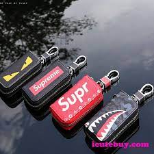 シュプリーム と フェンディ スマートキーケース 車の鍵収納 キーホルダー お洒落 6色あり ファッションの車用品 icutebuy com通販 全品送料無料 フェンディ シュプリーム ケース