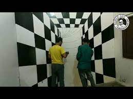 Public graffiti and destructive doodling is one of the it is closer to people than the best painting or installation shown in a art gallery. 3d Wall Painting Amazing Wall Painting Illusion Wall Art Youtube