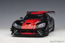 Find dodge viper information, parts, owner resources and more here today. Dodge Viper 1 28 Edition Acr 2017 Venom Black With Red Stripes Autoart