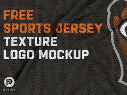 Download Jersey Texture Logo Mockup Free Psd Template Psd Repo