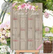 Plan De Table Mariage Personnalise Champetre Bois Plan De Table Mariage Table Mariage Champetre Table Mariage
