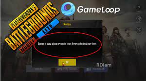How To Fix Error Code Simulator Limit Server Is Busy Problem On Gameloop For Pubg Mobile