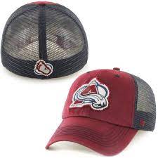 Colorado Avalanche 47 Brand Taylor Closer Flex Hat Burgundy Colorado Avalanche 47 Brand Hats