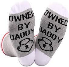 Amazon.com: 2PAIRS Couple Gift Slave Gift Owned by Daddy DDLG Gift BDSM  Gift Gift for Her (Owned by Daddy) : Clothing, Shoes & Jewelry