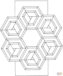 A very hypnotic coloring page ! Optical Illusion 9 Coloring Page From Optical Illusions Category Select From 26999 Printable Craft Optical Illusions Coloring Pages Optical Illusions For Kids