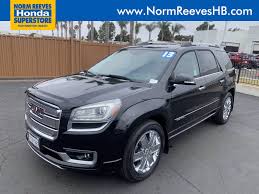 My wife walked out and opened door without the key. Pre Owned 2013 Gmc Acadia Denali Sport Utility In Cerritos 1001185 Norm Reeves Auto Group