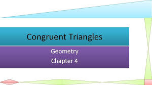 This quiz will test you on right triangles (triangles in which one angle is 90 degrees) and the pythagorean theory. Congruent Triangles Geometry Chapter 4 This Slideshow Was