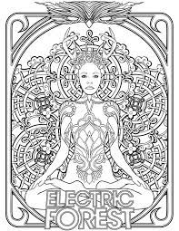 (en) this blog post is created to organize coloring pages of 2018. The Coloring Book Electric Forest