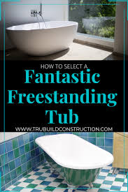 Attach an adjustable ceiling bracket to the shower arm. How To Select A Fantastic Freestanding Tub And Faucet Trubuild Construction