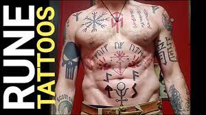 At tattoounlocked.com find thousands of tattoos categorized into thousands rune tattoo 2 by blotsven on deviant. New Rune Tattoos Minnesota Viking Gets Tattooed Youtube