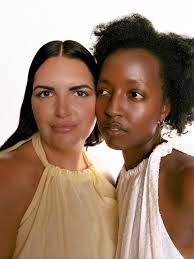 Golden. Glassy. Real skin. The CC x BONNIE beauty look: effortless,  sun-kissed, and finished with a hint of yellow magic… prepped with GLOW,  GOLDEN + GLAZED.