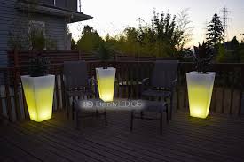 Keep your plants safe in style with outdoor pots and planters from at home. Led Light Up Tall Flower Pot For Outdoor Or Indoor Eternity Led Glow