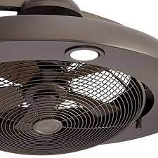 Possini segue brush nickel light ceiling. Possini Euro Segue 24 Wide Bronze 5 Light Led Ceiling Fan 64y05 Lamps Plus