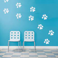 Check spelling or type a new query. Paw Print Wall Decals Dog Paw Print Stickers Dog Room Decor Dog Wall Decor Dog Grooming Salons