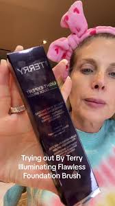 Testing out By Terry light-expert click brush #byterrymakeup #makeuptu...