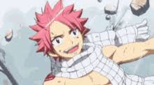 Y lo que amo más es tu sonrisa!! Fairy Tail Natsu Smile Gifs Tenor