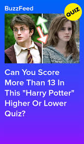 Challenge them to a trivia party! Can You Score More Than 13 In This Harry Potter Higher Or Lower Quiz Harry Potter Life Quiz Harry Potter Buzzfeed Harry Potter Quizzes Trivia
