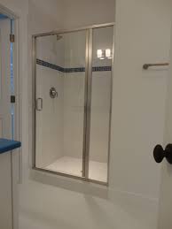 Semi Frameless Shower Door Opening Edges Of Glass On The Door Has No Frame And Comes With Pull Handle G Semi Frameless Shower Doors Shower Doors Glass Shower