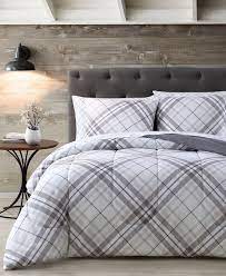 onyx house khalvin plaid 7 piece comforter set queen reviews bed in a bag bed bath macy s plaid comforter comforter sets home