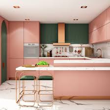 The cabinets in this kitchen, painted in farrow & ball's 'card room green', were designed by amanda hornby. Kitchens International Archives Style Decor