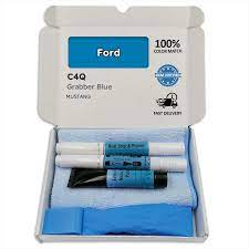 C4Q Grabber Blue Touch Up Paint for Ford MUSTANG Pen Stick Scratch Chip Fix  Bru | eBay