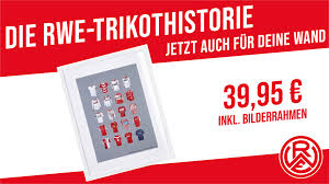Rot Weiss Essen E V Unsere Trikothistorie Fur Eure Wand Macht Eure Wohnung Rot Weisser Und Sichert Euch Ab Sofort Die Rwe Trikothistorie Im Bilderrahmen Nur Erhaltlich Im Fanshop An Der Hafenstrasse Jetzt