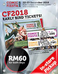 My friend said that her friend bought two early bird tickets for comic fiesta but she can't go on sunday since the tickets are for both days. Grab Your Comic Fiesta 2018 Early Bird Tickets Offgamers Offgamers Blog