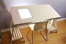 Ikea Drawing Drafting Table With Tracing Window Light Box For 150 Selling Furniture Furniture Drafting Table
